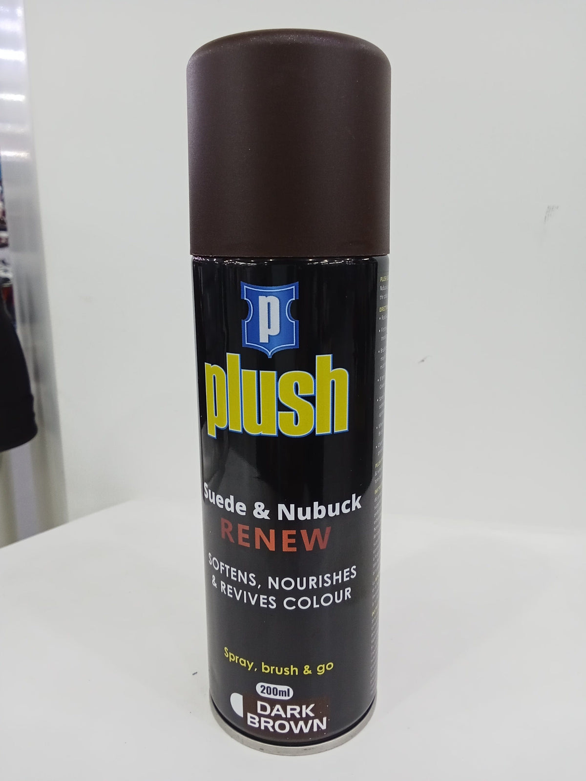 Plush Shoe care Plush Suede & Nubuck Renew Dark Brown (7808662863961)