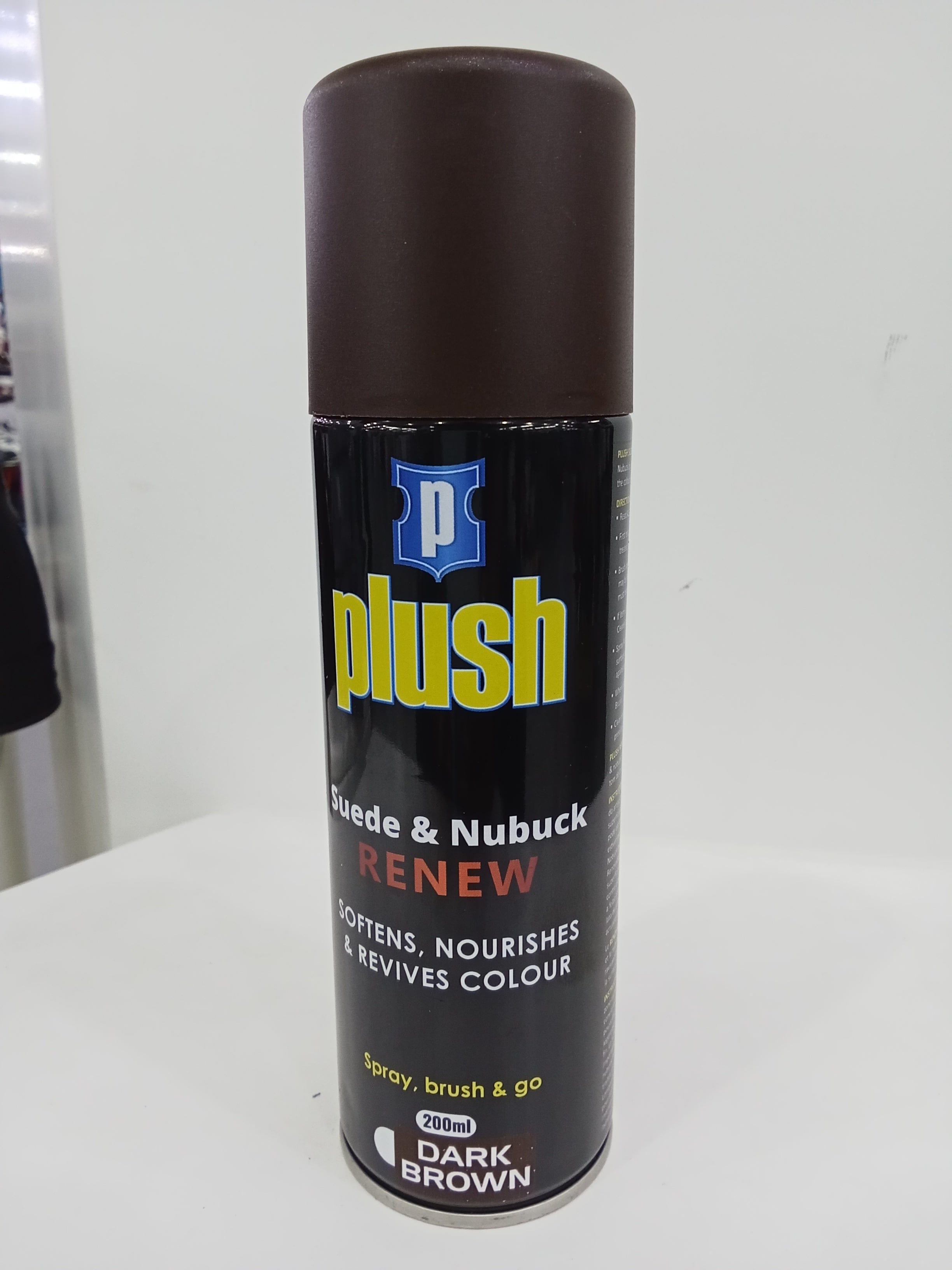 Plush Shoe care Plush Suede & Nubuck Renew Dark Brown (7808662863961)