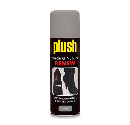 Plush Shoe care Plush Suede & Nubuck Renew Spray 200Ml Grey