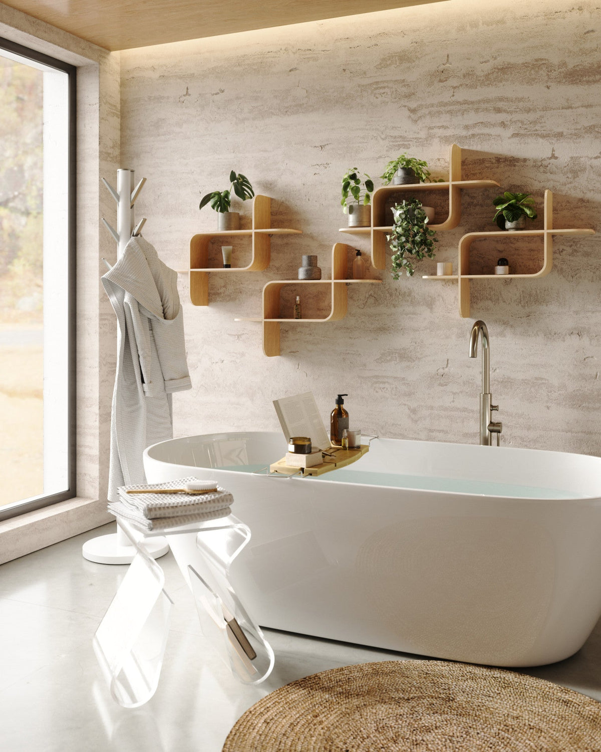 Umbra Montage Wall Shelf Natural UMB1017571390.