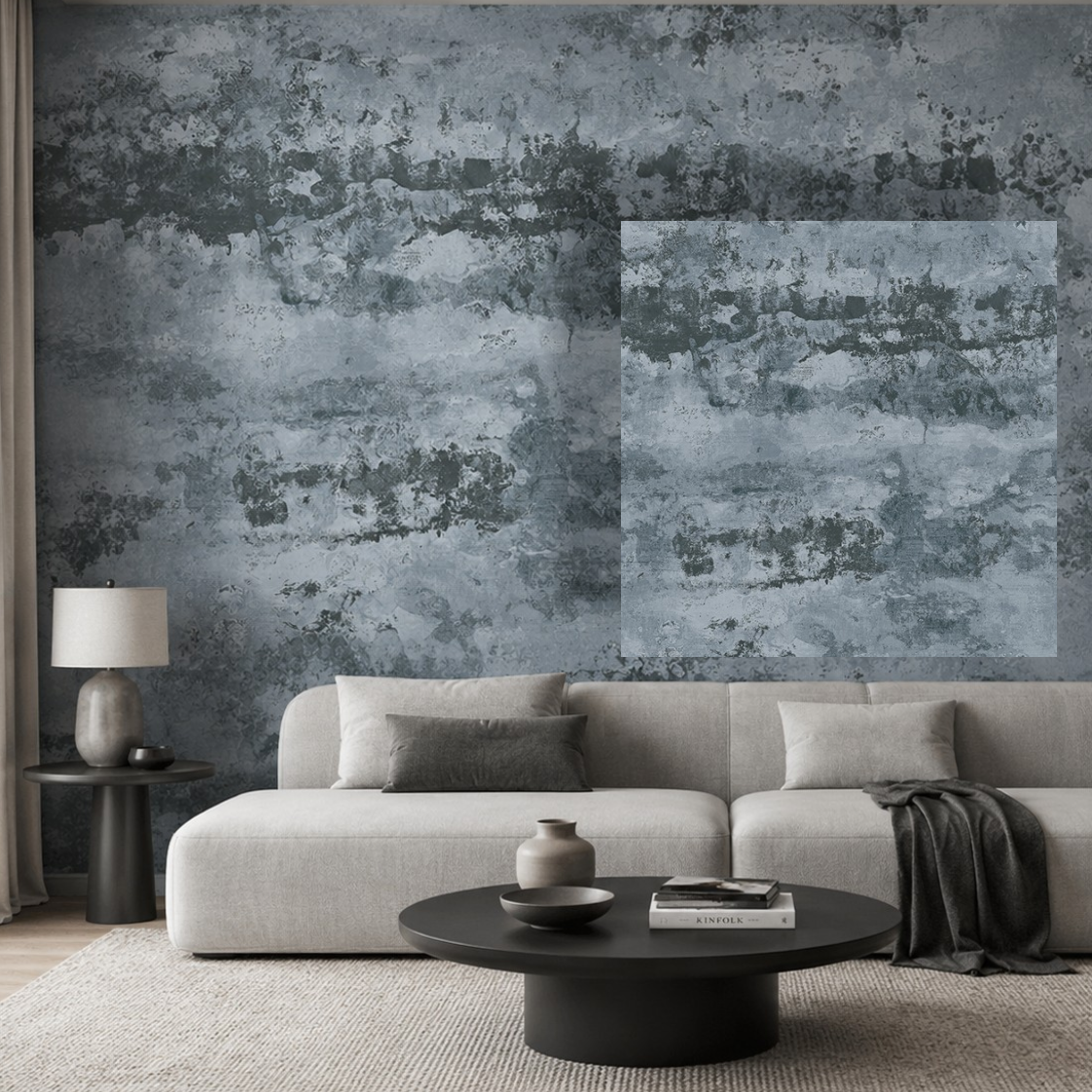Luminance Frost Gray Wallpaper Roll 0.53m x 10.0m.