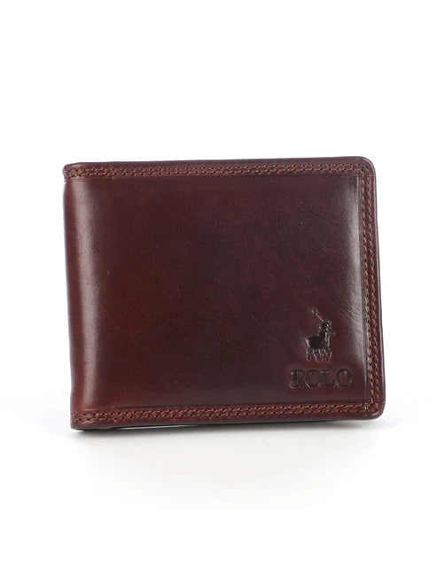 Polo Kenya Billfold with Coin Section In Brown PO450092