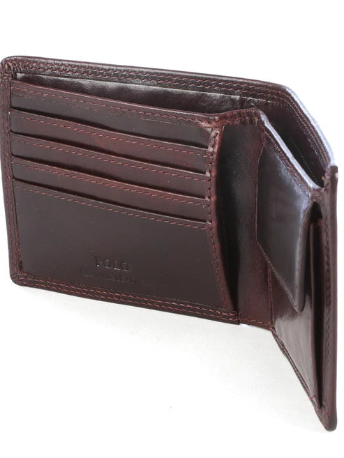 Polo Kenya Billfold with Coin Section In Brown PO450092