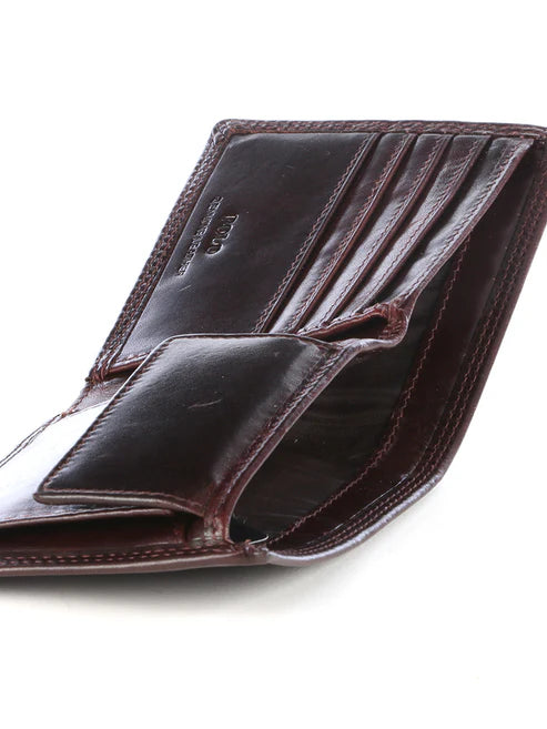 Polo Kenya Billfold with Coin Section In Brown PO450092.