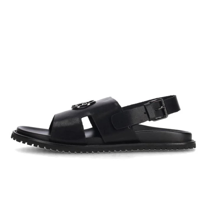 Polo Moulded Trim Sandals Mens Black (8021313486937)