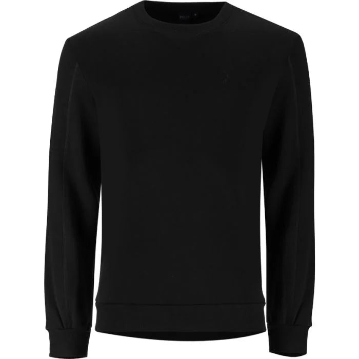 Polo Men's Fleece Sweater Black Essential 0070791.