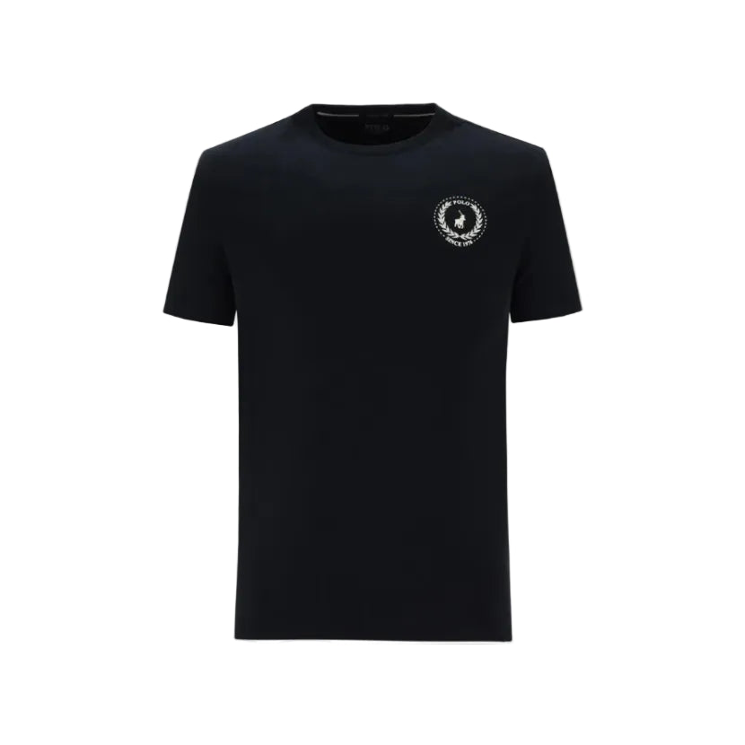 Polo Olly Crew Neck Logo Printed Tee-Navy 0078526