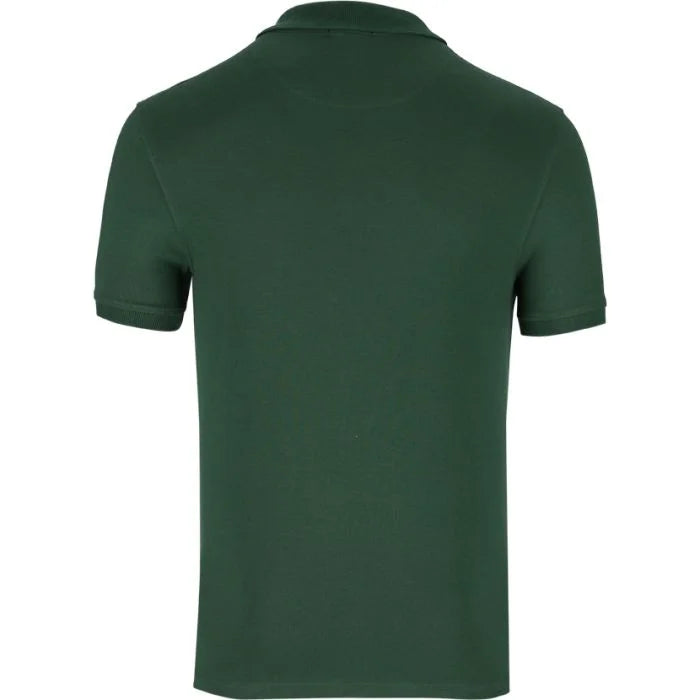 Polo Men's Essential Pique Short Sleeve Golfer Green