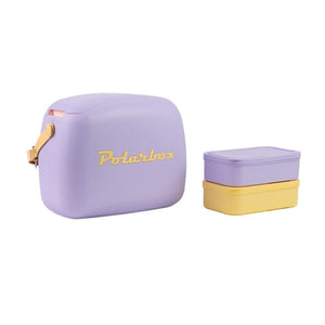 Polarbox Cooler Box Polarbox CoolerBag & 2 Lunch Box Lilac Yellow 6 Liter 10013 (7876881580121)