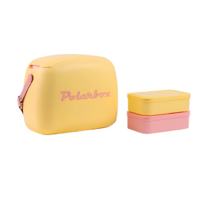Polarbox Cooler Box Polarbox CoolerBag & 2 Lunch Box Yell Rosa Baby 6 Liter 10015 (7876882956377)