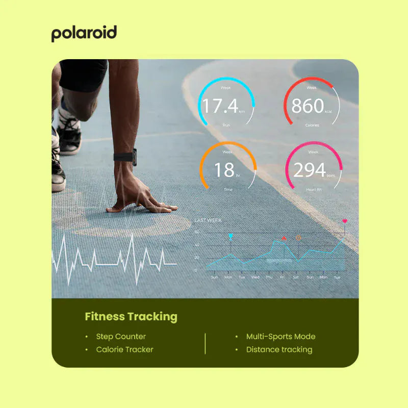 Polaroid Smart Watch Polaroid Boost Smart Watch PA90BK