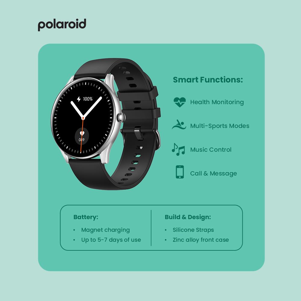 Polaroid Smart Watch Polaroid Elite Smart Watch in Rose Gold