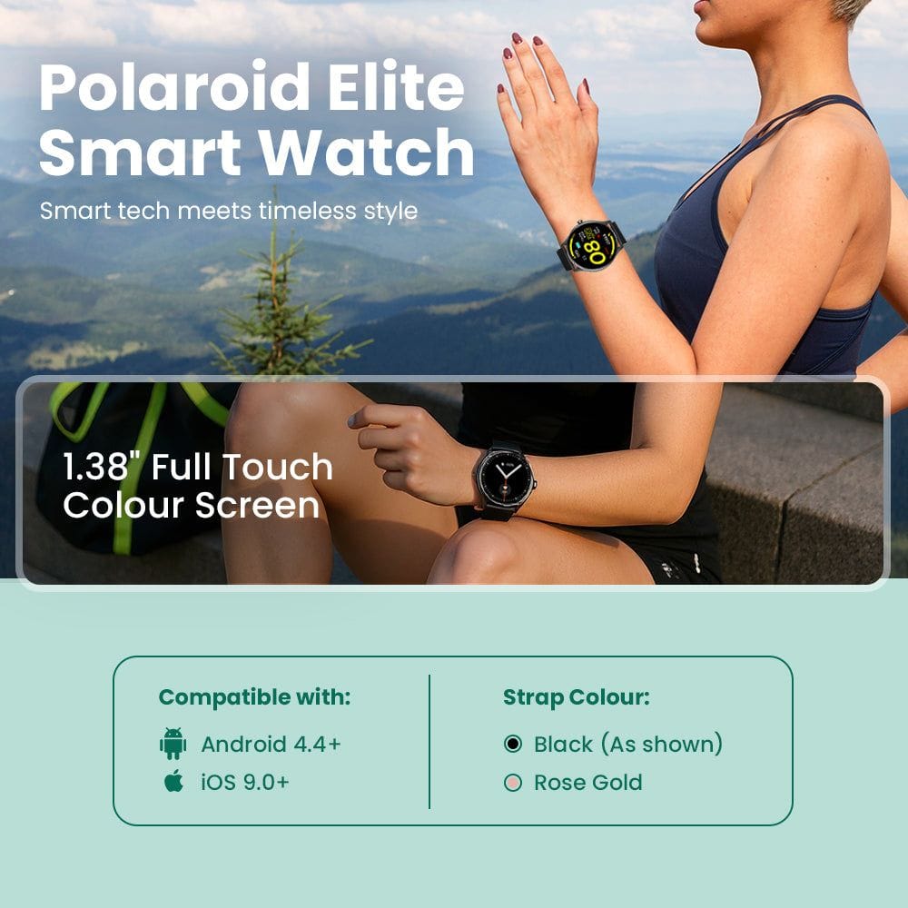 Polaroid Smart Watch Polaroid Elite Smart Watch in Rose Gold