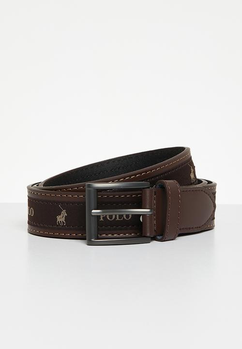 Polo Belts Polo Alessandro Coated Leather Belt  Brown (7781720096857)