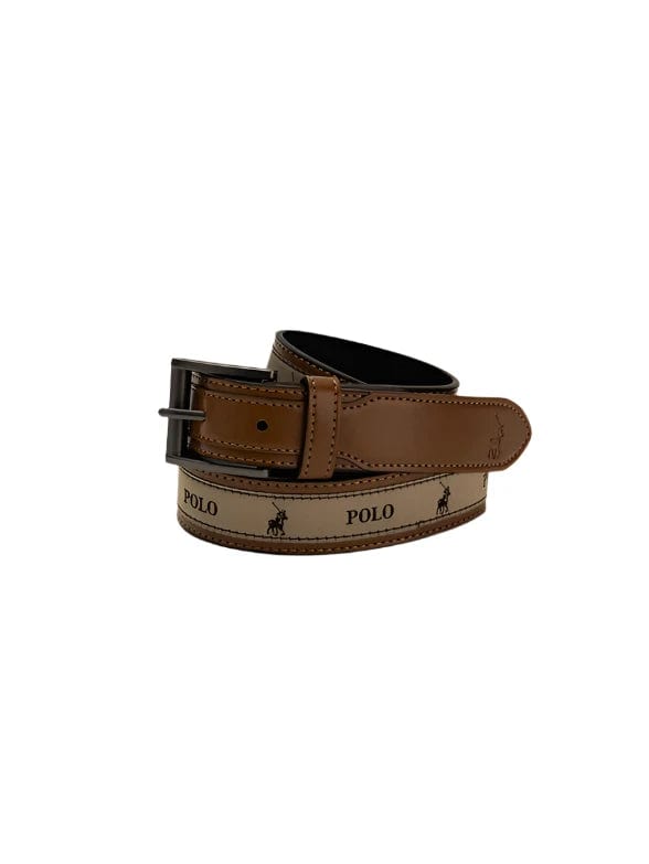 Polo Belts Polo Alessandro Coated Leather Belt Tan (7781714067545)