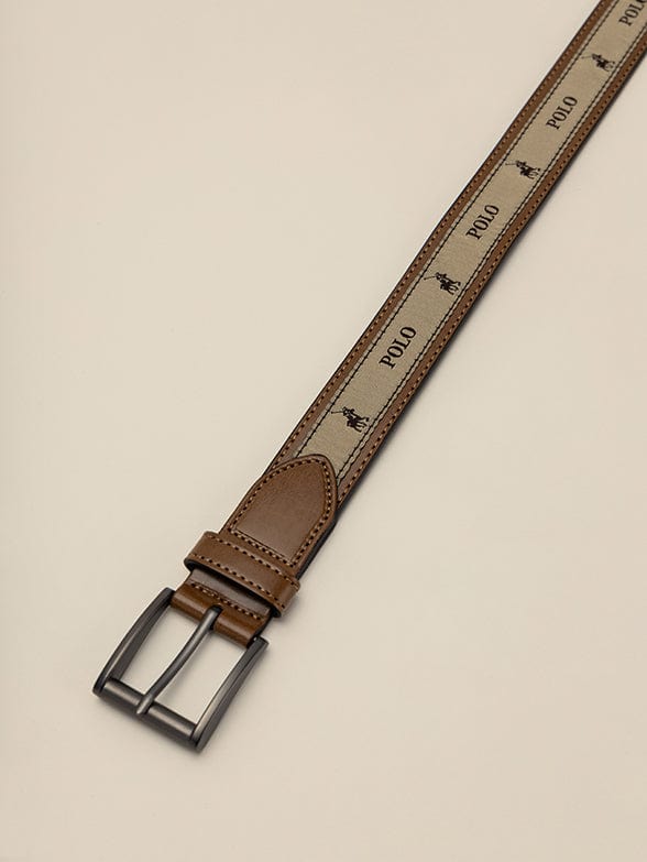Polo Belts Polo Alessandro Coated Leather Belt Tan (7781714067545)