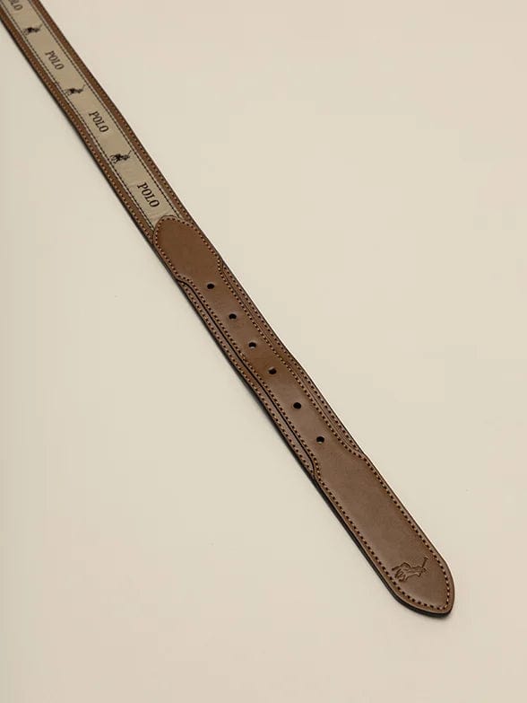 Polo Belts Polo Alessandro Coated Leather Belt Tan (7781714067545)
