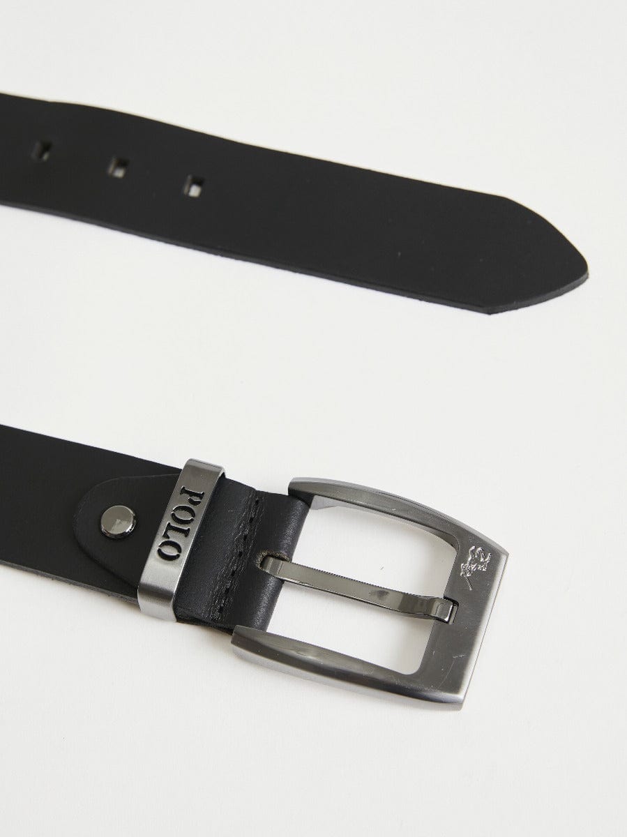 Polo Belts Polo Calvin Black Mens Belt (7781730615385)