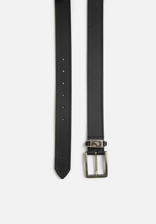 Polo Belts Polo Jayden Leather Belt  Black