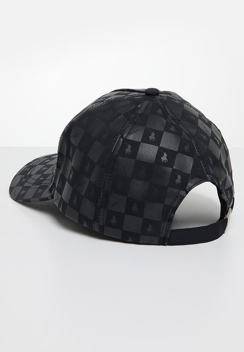 Polo Caps Polo 5 Panel Monogram Peak Black (7813301895257)