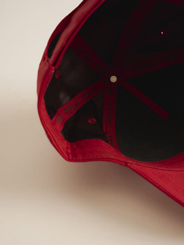 Polo Caps Polo 5 Panel Pyramid Polo Peak Red (7813335023705)