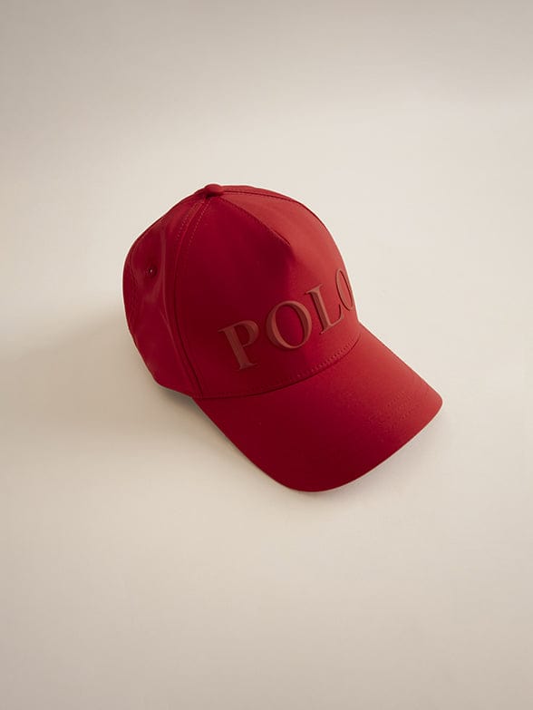 Polo Caps Polo 5 Panel Pyramid Polo Peak Red (7813335023705)