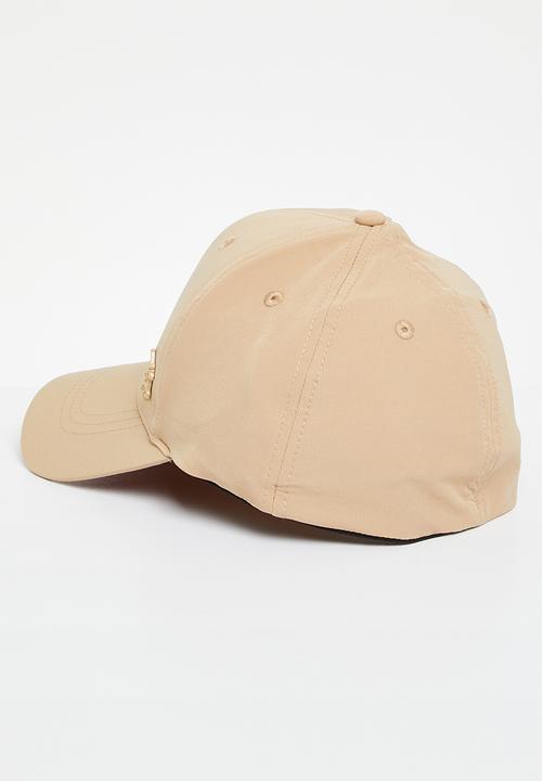 Polo Caps Polo 6 Panel Metal Pony Fitted Peak Khaki (7813371068505)