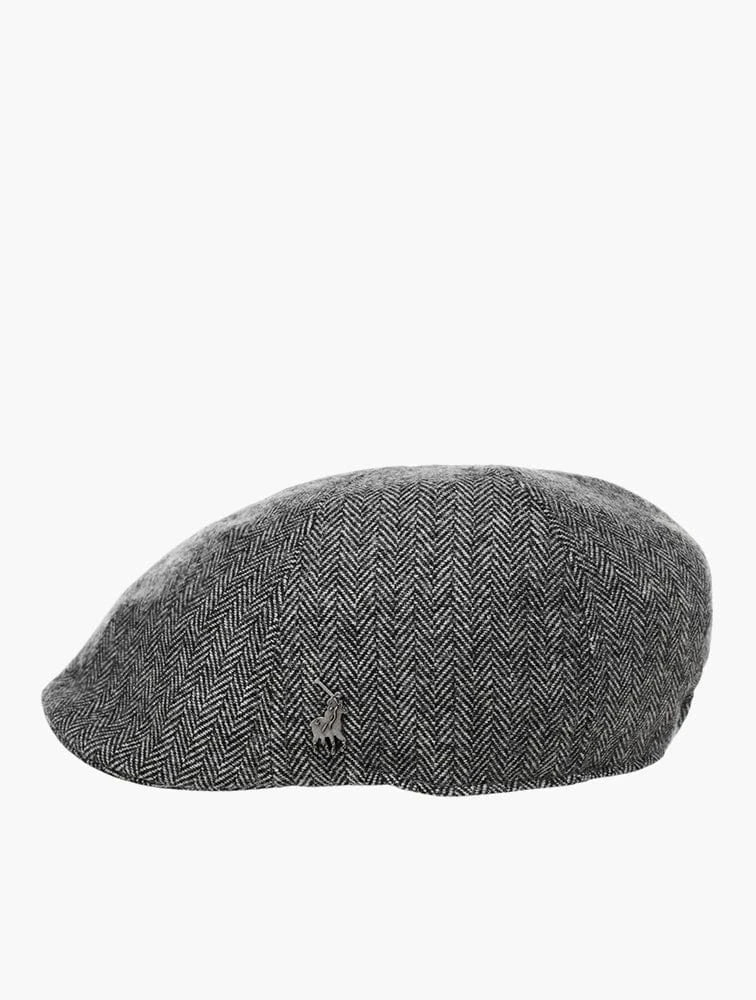 Polo Caps Polo Herringbone Ivy Cap Charcoal