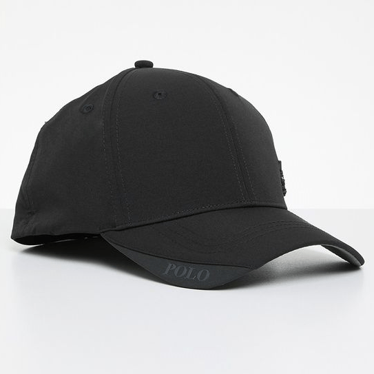 Polo Caps Polo Unisex Metal Pony Fitted Cap Black (7813385650265)