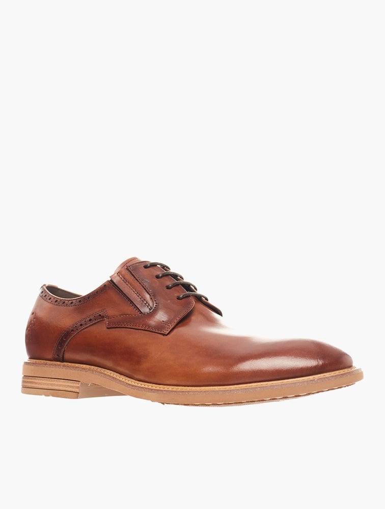 Polo Casual Shoes Polo Half Brogue Gibson Lace Up Cognac (7682186412121)
