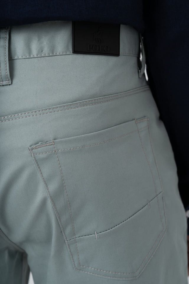 Polo Chinos Polo Men's 5 Pocket Trouser Aqua