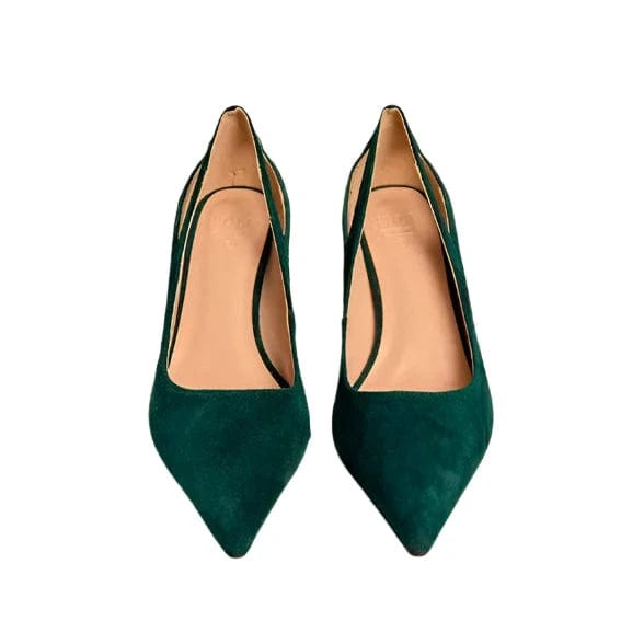 Polo Court heel Polo Women's Suede Court Heel Green