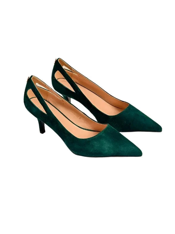 Polo Court heel Polo Women's Suede Court Heel Green