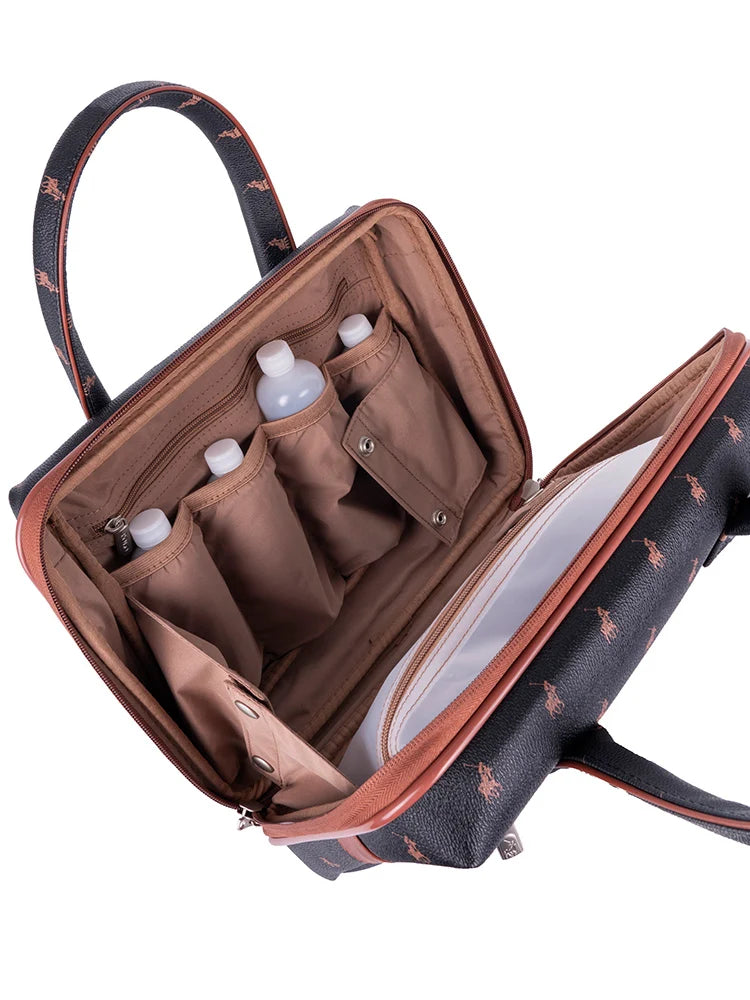 Polo Double Pack Luggage Beauty Case-Black PO442325