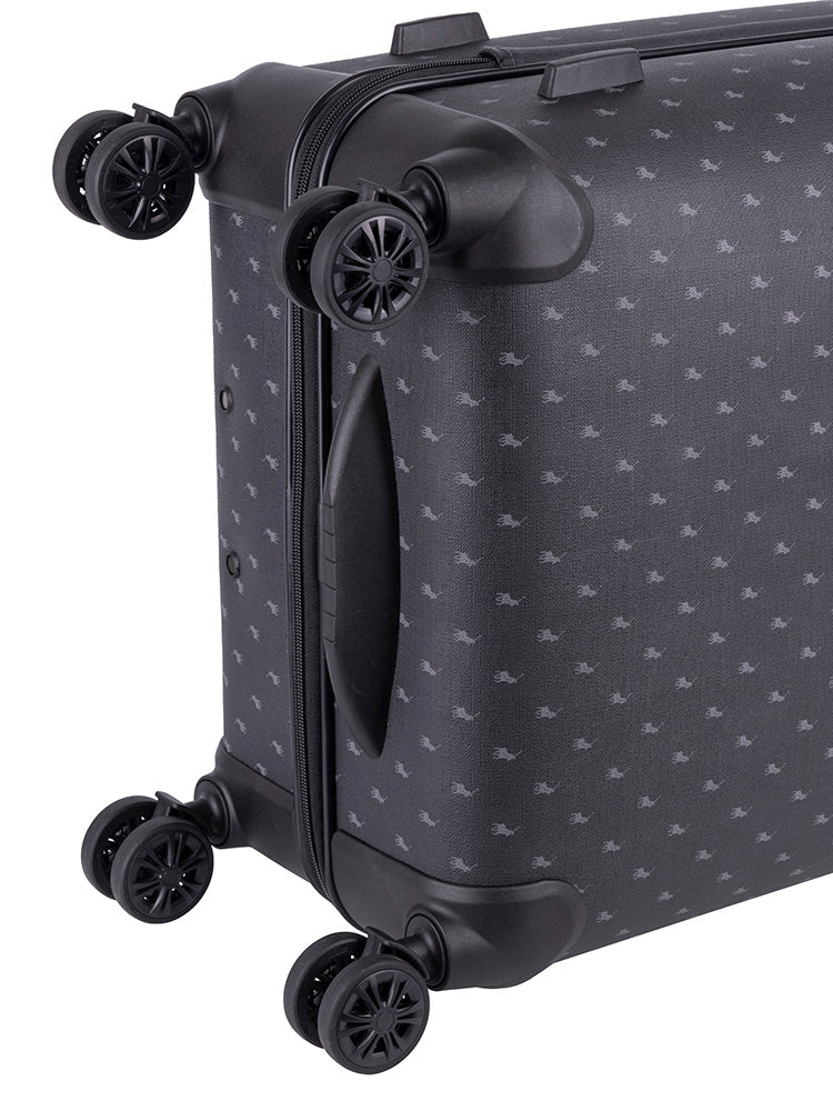 Polo Double Pack Medium 4 Wheel Trolley Case | Charcoal