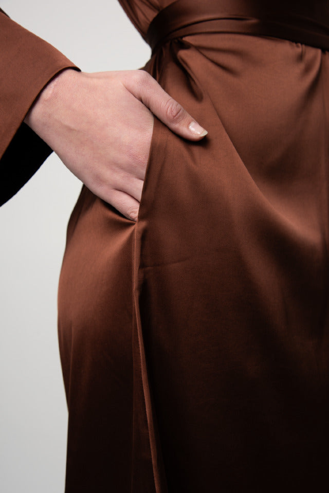 Polo Dress Polo Women Charlotte Belted Dress Chocolate