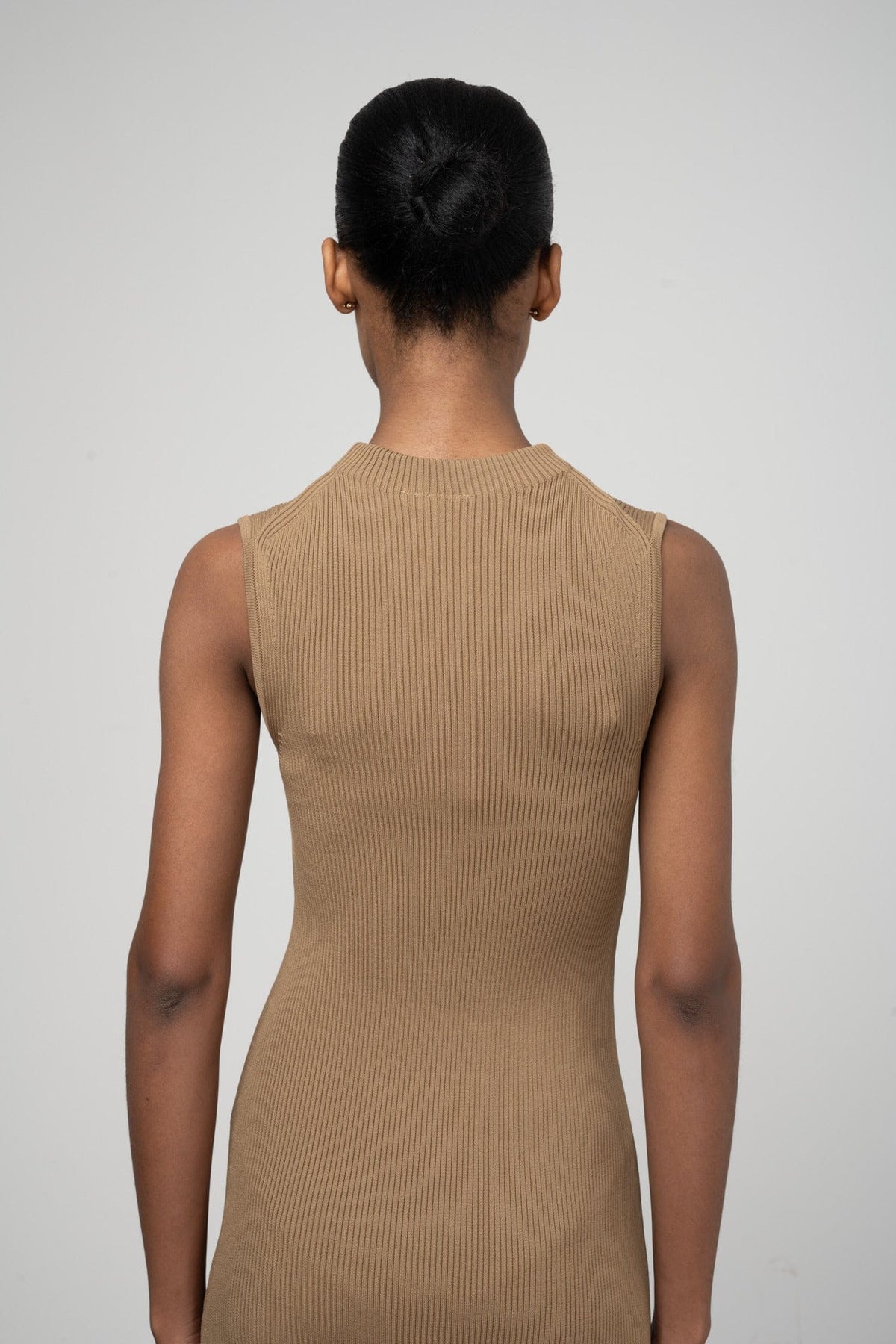 Polo Dress Polo Women Dafne Mock Neck Dress Camel