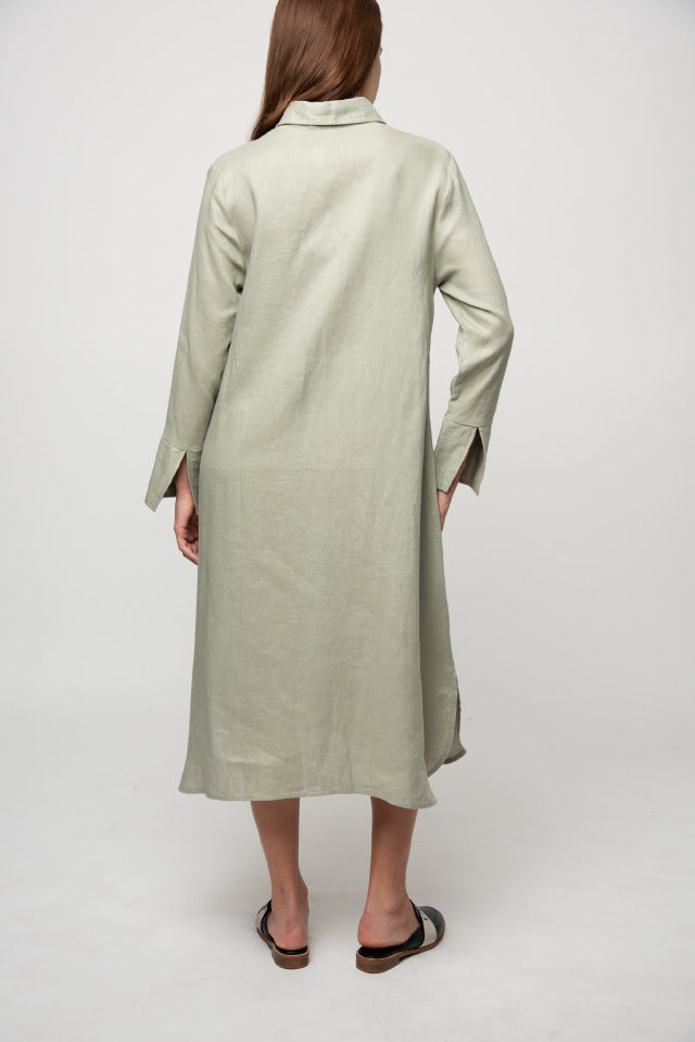 POLO Dress Polo Women Julia Long Sleeve Longer Lenth Shirt Willow