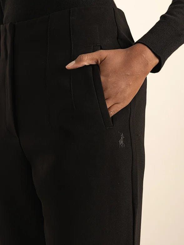 Polo Formal Pants Polo Women Slim Pants Black