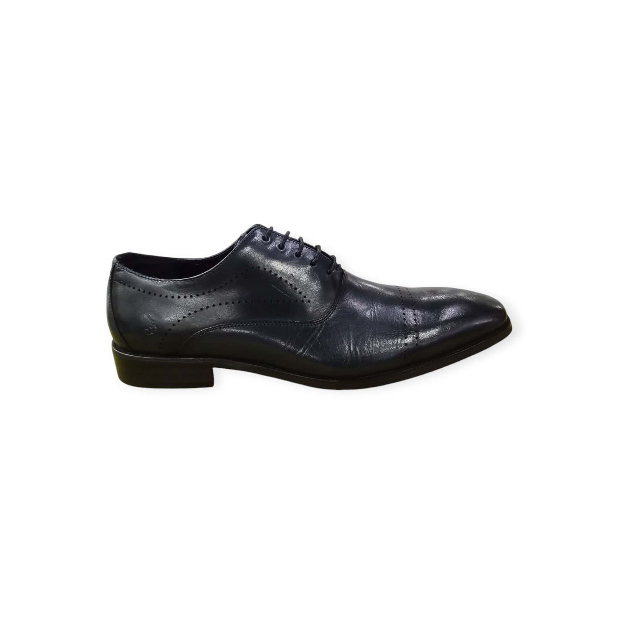 Polo Formal Shoes Polo Men's Cord Toe Cap Lace Up Navy