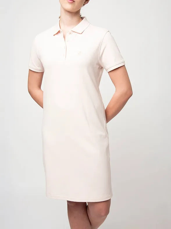 Polo Golf Dress Polo Leah Short Sleeve Golfer Dress Dusk Pink