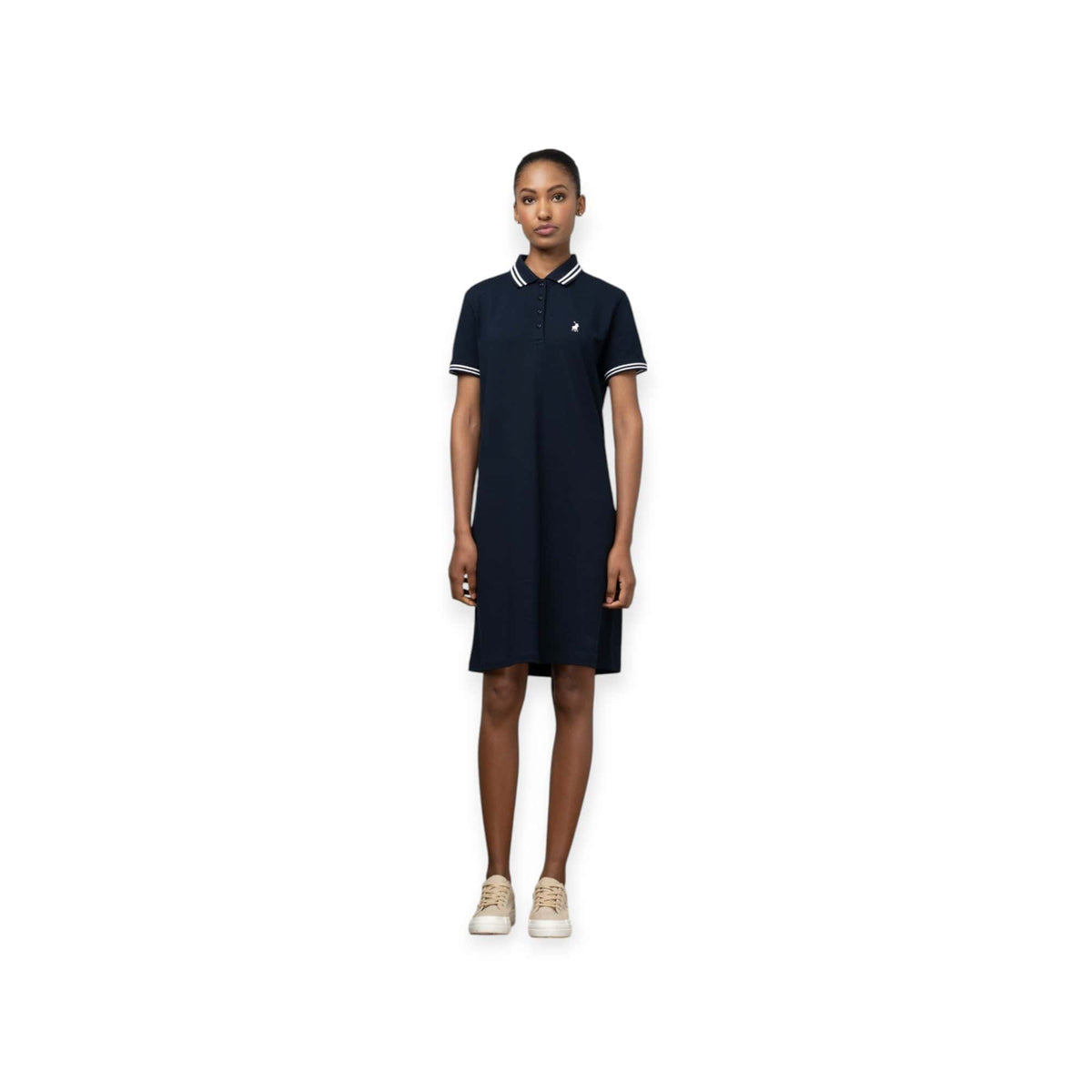 Polo Golf Dress Polo Women Leah Short Sleeve Golfer Dress Navy