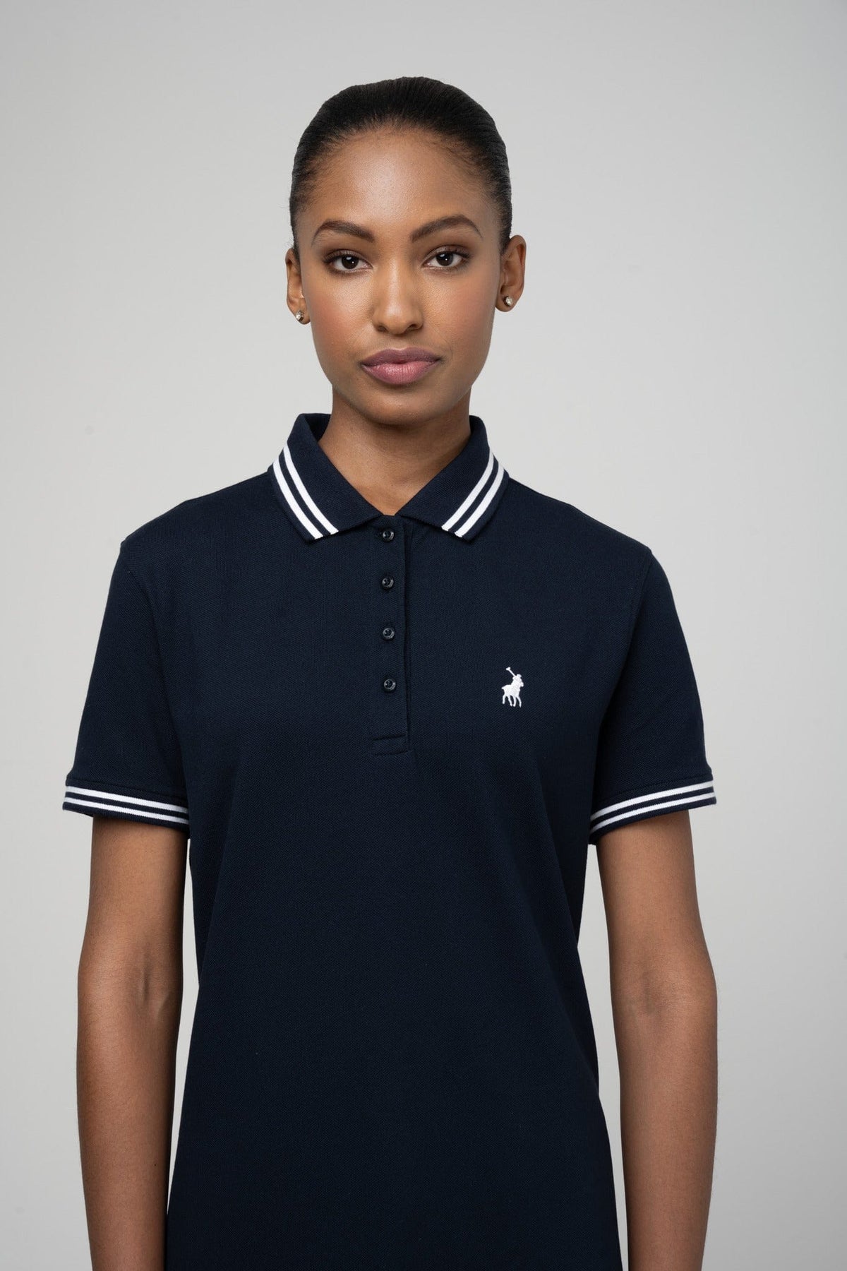 Polo Golf Dress Polo Women Leah Short Sleeve Golfer Dress Navy