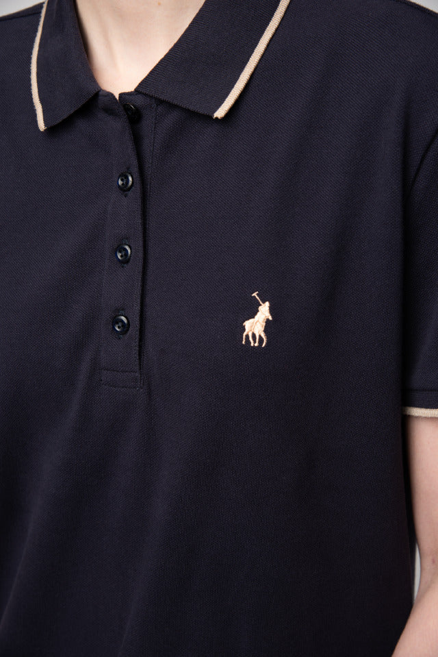 Polo Golf Dress Polo Women Leah Short Sleeve Golfer Dress Navy