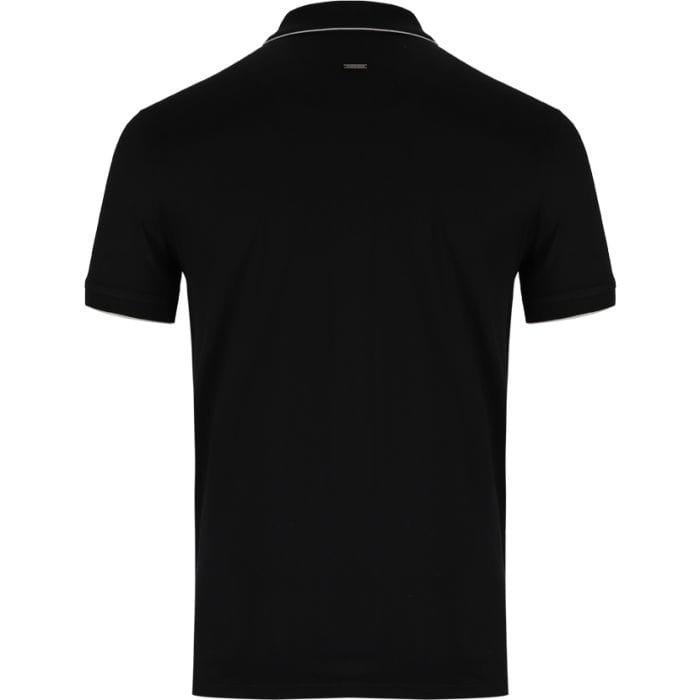 Polo Golf T Shirt Polo 1/4 Zip Golfer Mens Core Black