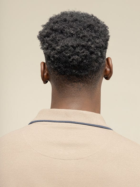 Polo Golf T Shirt Polo Mens Long Sleeve Essential Pique Golfer Taupe (7653176377433)