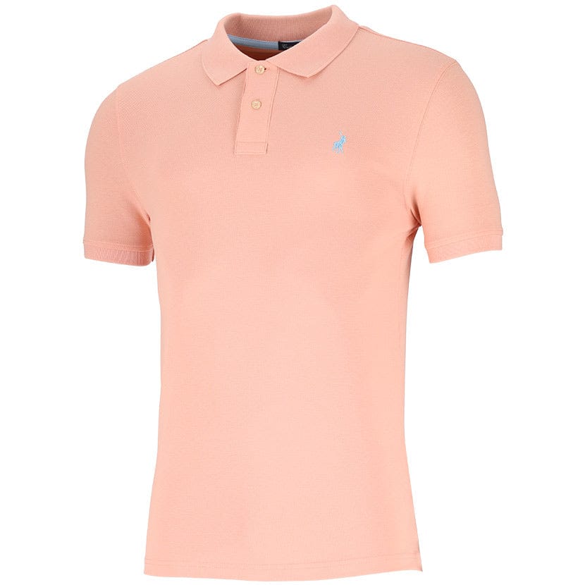 Polo Golf T Shirt Polo Pique Short Sleeve Golfer Pink (7441339351129)