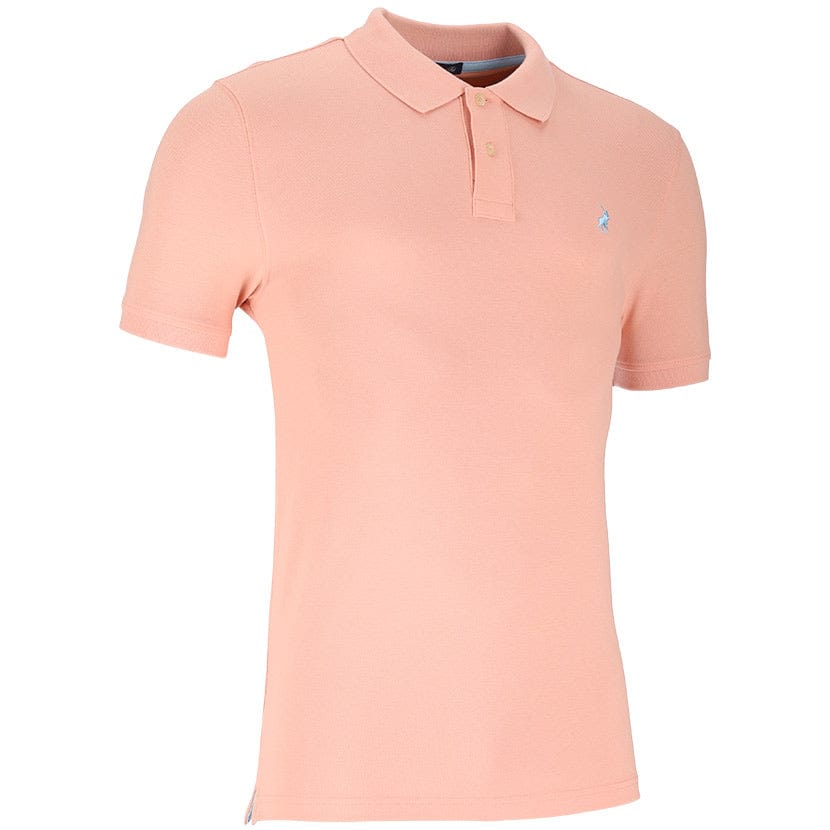 Polo Golf T Shirt Polo Pique Short Sleeve Golfer Pink (7441339351129)
