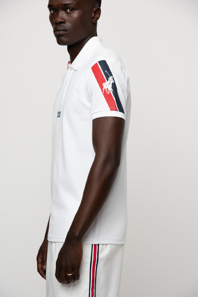 Polo Golf T Shirt Polo Short Sleeve Active Pony Golfer White