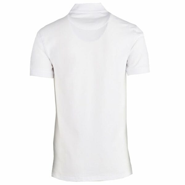 Polo Golf T Shirt Polo Stretch Pique Mens Golfer White (7336416772185)